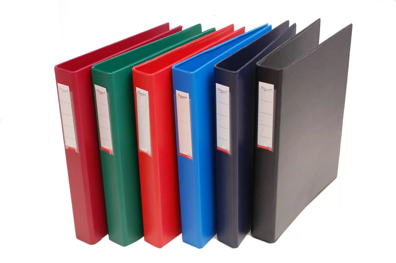 DIAMOND  FILE RING BINDER PVC IMPORTED BOARD  - 1 INCH