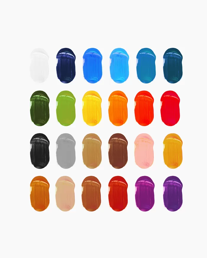 CAMEL ARTIST ACRYLIC COLOURS 24 X 9ML