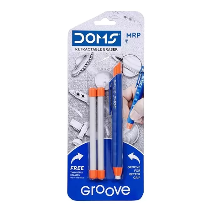 DOMS GROOVE RETRACTABLE ERASER