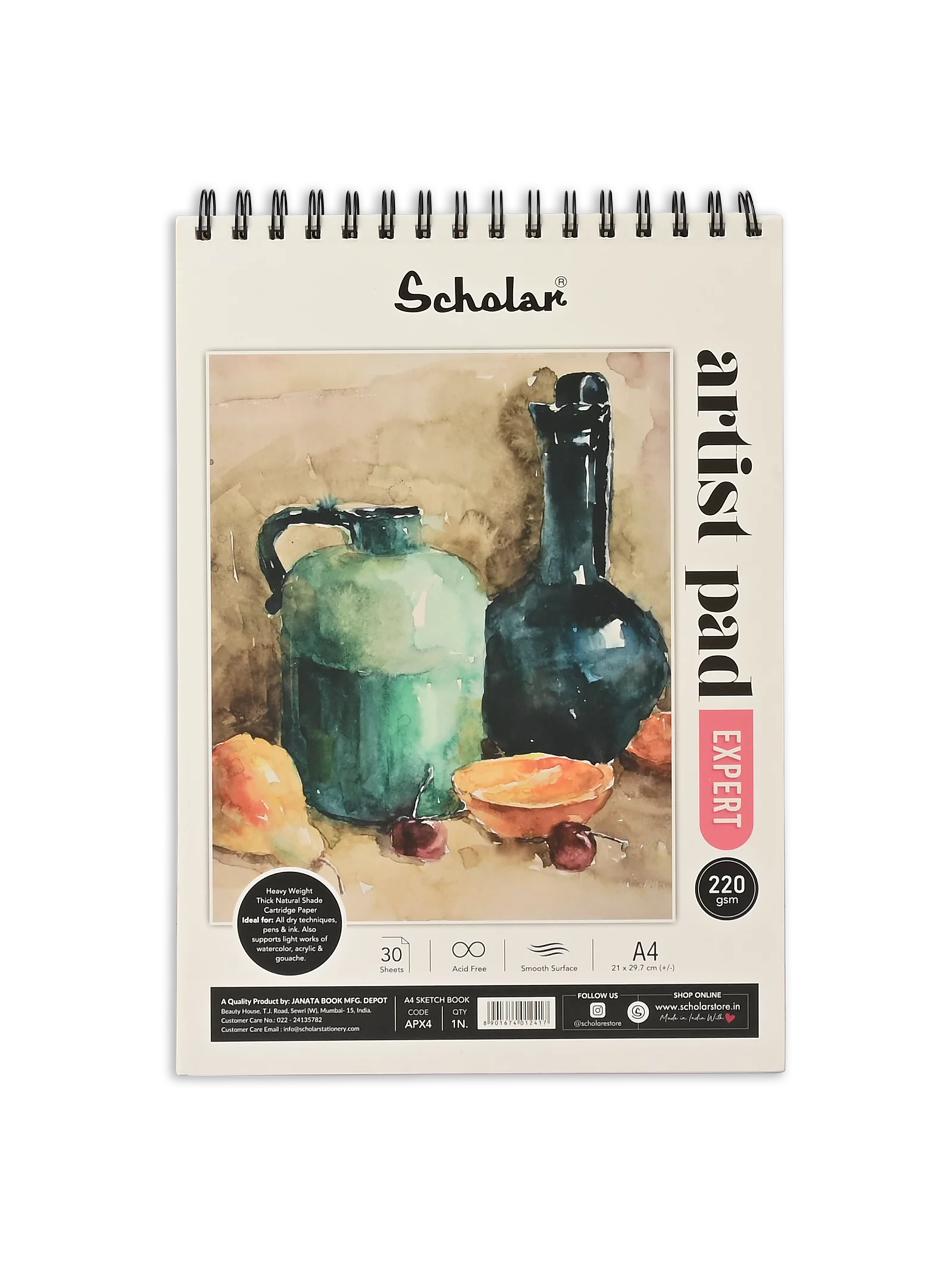 220 Gsm Artist Pad – Expert (30 Sheets) (APX)