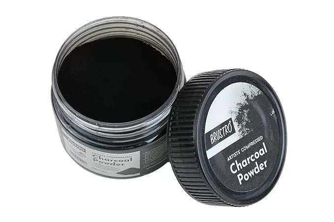 BRUSTRO ARTISTS COMPRESSED CHARCOAL POWDER 100 ML