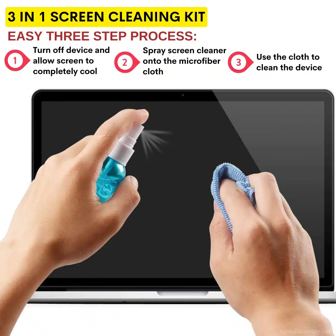 MULTIPURPOSE MOBILE/LAPTOP/GLASS SCREEN CLEANING KIT – PACK OF 1