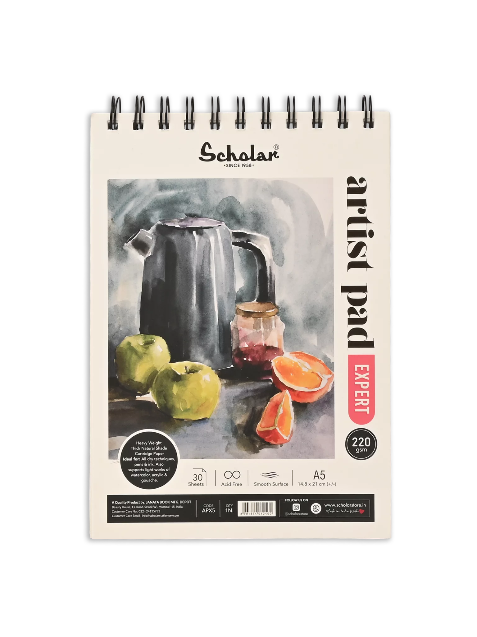 220 Gsm Artist Pad – Expert (30 Sheets) (APX)