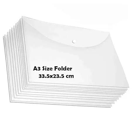 A3 BUTTON FOLDER TRANSPRENT